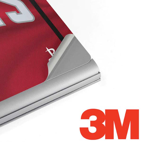NBA Houston Rockets Jersey Surface Book 2 15in Skin